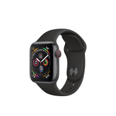 Apple Watch Series 4 (GPS, 44mm) – Space Gray Aluminium Case with Black Sport Band